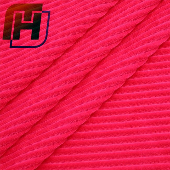 velvet stripe fabric red (4)