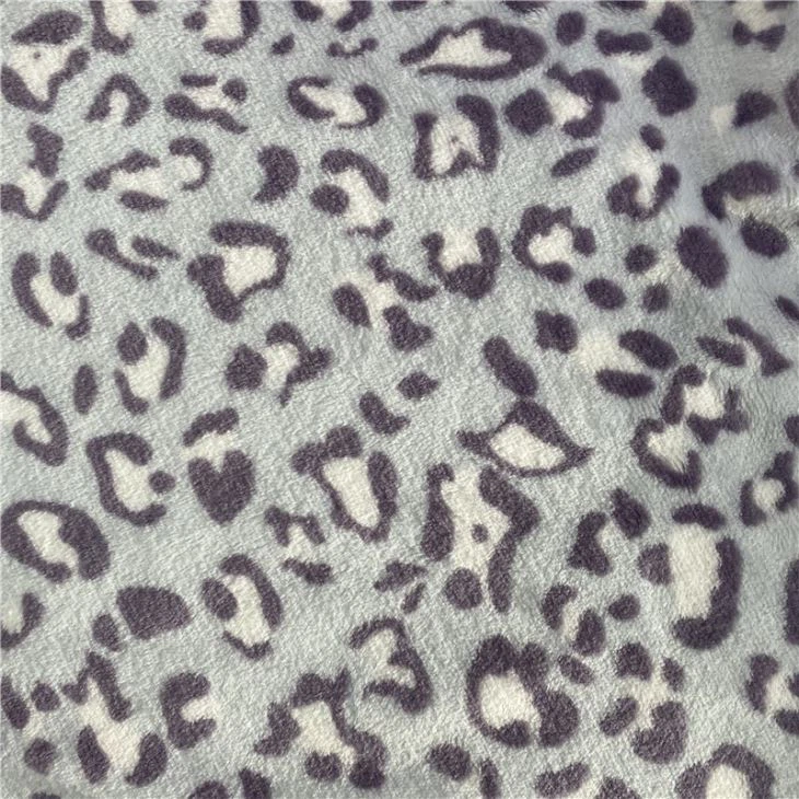 Double Sides Print Coral Fleece