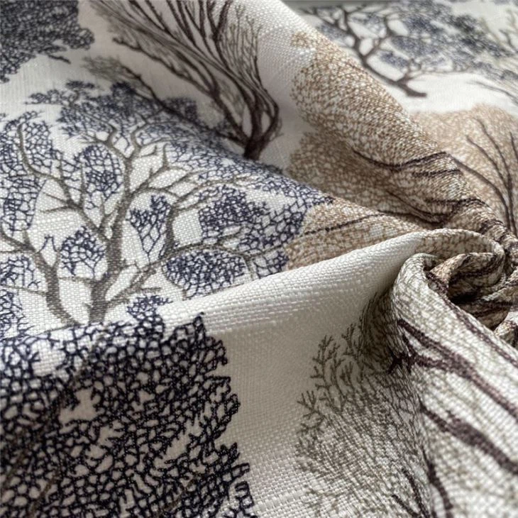 Polyester linen fabric