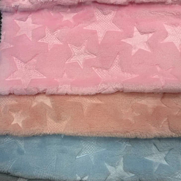 100% Polyester Printed Flannel Fleece Fabric